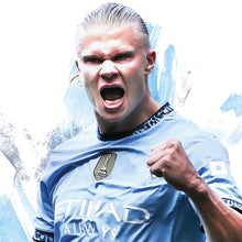 Erling Haaland - 20242025 - Home Kit - Poster - Print 1789931735