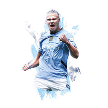 Erling Haaland - 20242025 - Home Kit - Poster - Print 1789931735