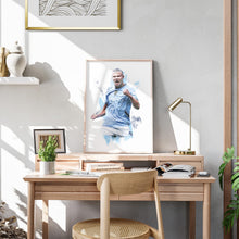 Erling Haaland - 20242025 - Home Kit - Poster - Print 1789931735