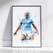 Erling Haaland - 20252026 - Home Kit - Poster - Print 4376080366