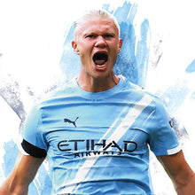 Erling Haaland - 20252026 - Home Kit - Poster - Print 4376080366