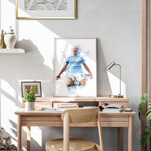 Erling Haaland - 20252026 - Home Kit - Poster - Print 4376080366