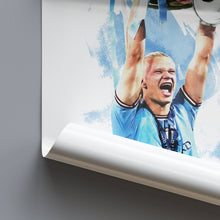 Erling Haaland - Champions League - Poster - Print 1501265615