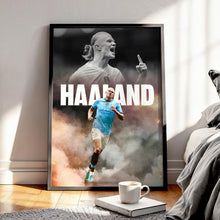 Erling Haaland Football Poster Manchester City Football Art Print 4397971456