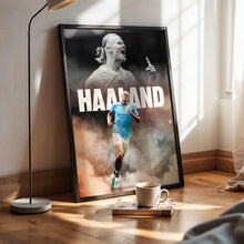 Erling Haaland Football Poster Manchester City Football Art Print 4397971456