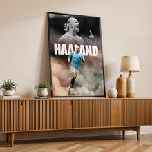 Erling Haaland Football Poster Manchester City Football Art Print 4397971456