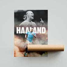Erling Haaland Football Poster Manchester City Football Art Print 4397971456