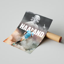 Erling Haaland Football Poster Manchester City Football Art Print 4397971456
