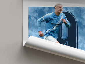 Erling Haaland Poster Manchester Football Poster, Modern Sports Design 4392523664