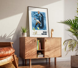 Erling Haaland Poster Manchester Football Poster, Modern Sports Design 4392523664