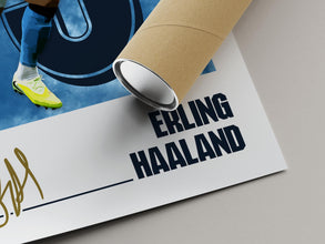 Erling Haaland Poster Manchester Football Poster, Modern Sports Design 4392523664