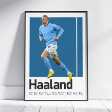 Erling Haaland Wall Art, Norwegian Football Star, Gift for Nieces 1459497500