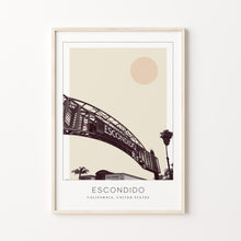 Escondido Poster Print, Escondido Travel Poster, Escondido Minimalistic Wall Art, Escondido, California, United States 1882437281