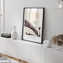 Escondido Poster Print, Escondido Travel Poster, Escondido Minimalistic Wall Art, Escondido, California, United States 1882437281