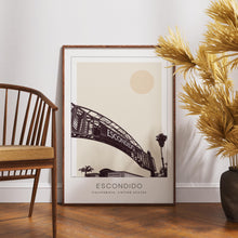 Escondido Poster Print, Escondido Travel Poster, Escondido Minimalistic Wall Art, Escondido, California, United States 1882437281