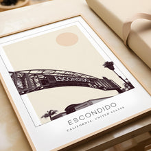 Escondido Poster Print, Escondido Travel Poster, Escondido Minimalistic Wall Art, Escondido, California, United States 1882437281