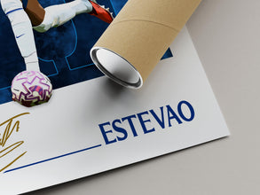 Estevao Football Poster  Chelsea Football Art Print for Fans 4403239607