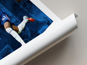 Estevao Football Poster  Chelsea Football Art Print for Fans 4403239607