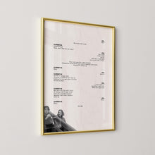 Eternal Sunshine Movie Script Poster Final Scene, Retro Wall Art 4300303148