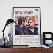 Eternal Sunshine of the Spotless Mind, Michel Gondry, Retro Movie Poster, Custom Movie Poster 4421170838