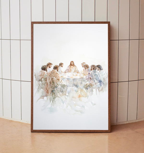 Ethereal Minimalist Watercolor Poster – Soft & Gentle Art Print