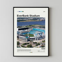 EverBank Stadium Poster, Jacksonville Jaguars Poster Print, NFL Stadium Poster, Football Fan Gift Print