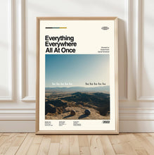 Everything Everywhere All at Once Poster, Mid-Century Modern Art, Minimalist Movie Poster 4426081173