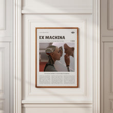 Ex Machina, Alex Garland, Retro Movie Poster, Custom Movie Poster Print 4421172580