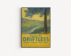 Explore the Driftless Print