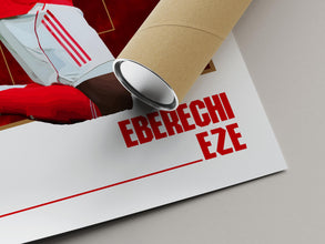 Eze Football Poster North London Modern Fan Art Print 4384296633