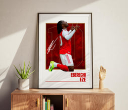 Eze Football Poster North London Modern Fan Art Print 4384296633