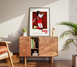 Eze Football Poster North London Modern Fan Art Print 4384296633