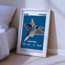 F-22 Raptor Retro Aviation Poster Lockheed Martin Fighter Jet (PNG Digital Download) 4365601778