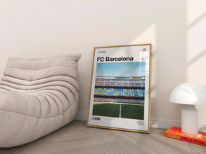 FC Barcelona Camp Nou Stadium Poster Minimalist Football Wall Art 4313972463
