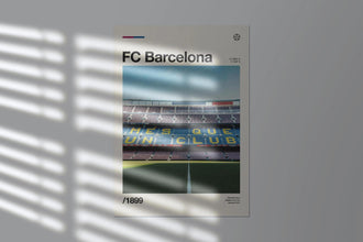 FC Barcelona Camp Nou Stadium Poster Minimalist Football Wall Art 4313972463