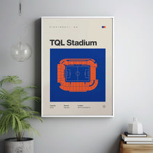 FC Cincinnati Poster, TQL Stadium Print, Mid Century Modern Soccer Poster, Football Bed-72CIKV
