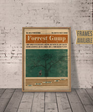 FORREST GUMP Poster, Forrest Gump Print , Alternative Film Poster, Movie Wall Art Print  Gift For Him, Gift For Her, Christmas Gift 614067187