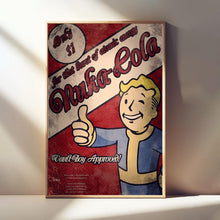 Fallout New Vegas, Game Poster, Vault Boy Poster, The Sole Survivor Wall Art, Gift Game Poster, Unframed Canvas Print 1863050452