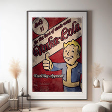 Fallout New Vegas, Game Poster, Vault Boy Poster, The Sole Survivor Wall Art, Gift Game Poster, Unframed Canvas Print 1863050452