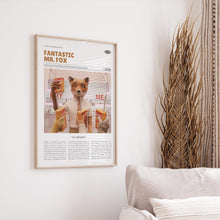 Fantastic Mr. Fox, Wes Anderson, Retro Movie Poster, Custom Movie Poster Print 4421173912