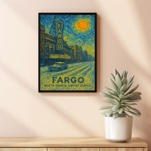 Fargo Poster Print, Fargo Travel Poster, Fargo Minimalistic Wall Art, Fargo, North Dakota, United States