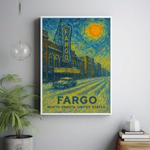Fargo Poster Print, Fargo Travel Poster, Fargo Minimalistic Wall Art, Fargo, North Dakota, United States