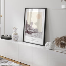 Fargo Poster Print, Fargo Travel Poster, Fargo Minimalistic Wall Art, Fargo, North Dakota, United States 1882439401