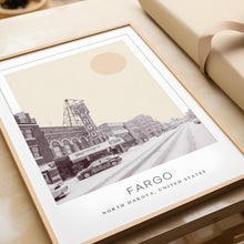 Fargo Poster Print, Fargo Travel Poster, Fargo Minimalistic Wall Art, Fargo, North Dakota, United States 1882439401