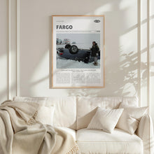 Fargo, Coen's, Retro Movie Poster, Custom Movie Poster 4421172268