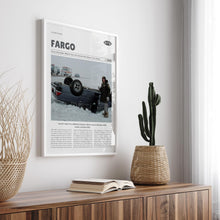 Fargo, Coen's, Retro Movie Poster, Custom Movie Poster 4421172268
