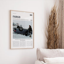 Fargo, Coen's, Retro Movie Poster, Custom Movie Poster 4421172268