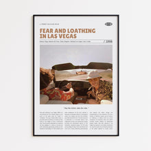 Fear and Loathing in Las Vegas, Terry Gilliam, Retro Movie Poster, Custom Movie Poster Print 4421169449