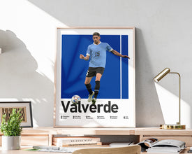 Federico Valverde Poster Uruguayan Soccer Star Art Sport Poster 1745340851