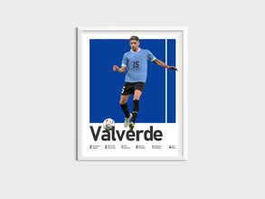 Federico Valverde Poster Uruguayan Soccer Star Art Sport Poster 1745340851